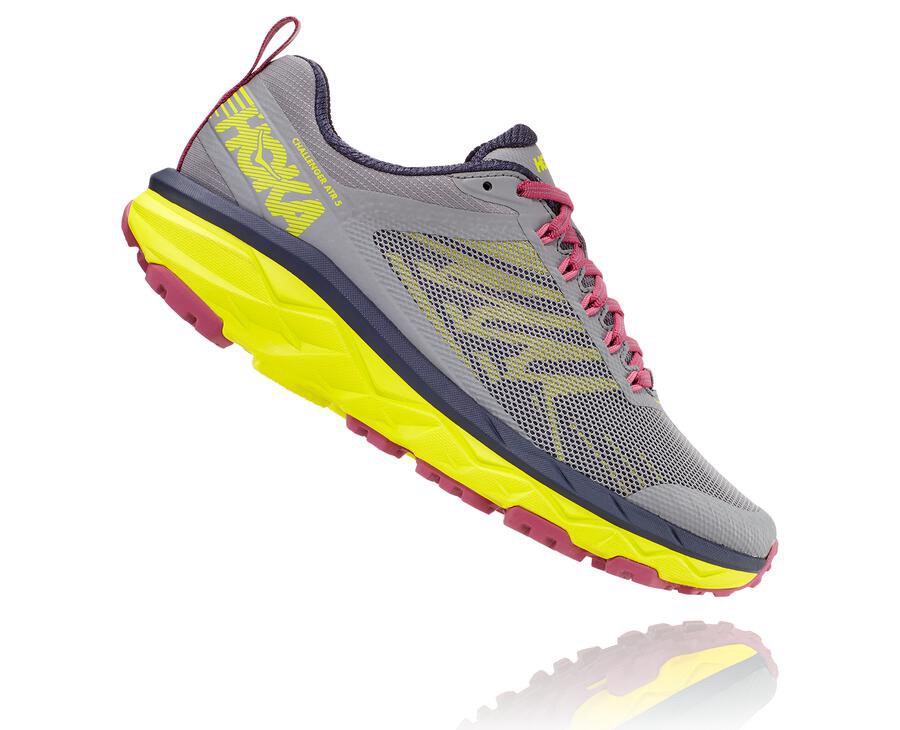 Trail Shoes Womens - Hoka One One Challenger ATR 5 - Grey - FJYBWHN-03